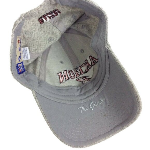 Akron Racers Fastpitch Softball Wool Gray Strapback Cap By The Game - Picture 5 of 6